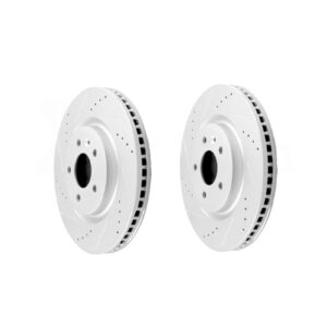 Drilled and Slotted Sport Brake Rotors for Explorer/Flex/Taurus (2010-2019) - Full Set